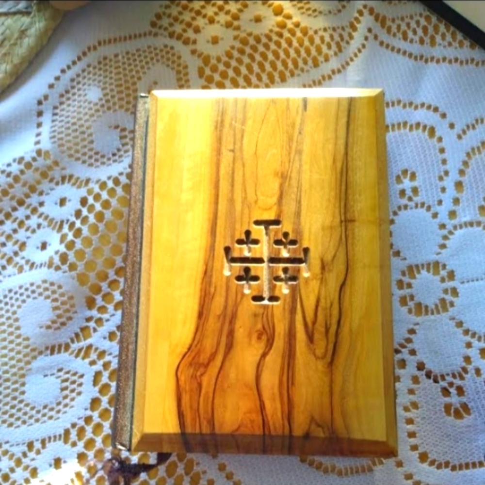 Wooden bible illustrated